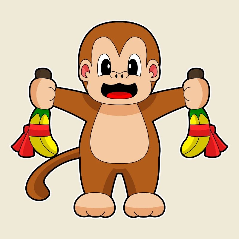 Affe Banane Geburtstag