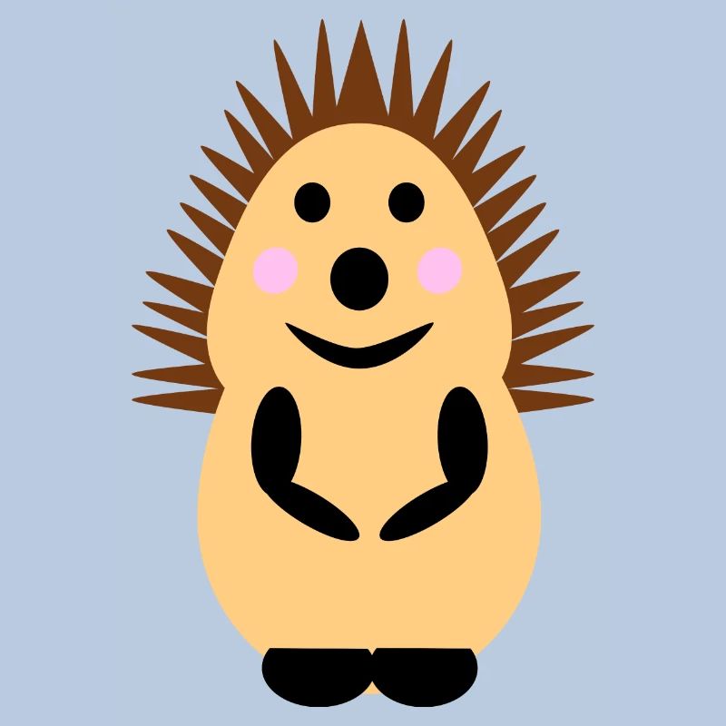 stehender Igel