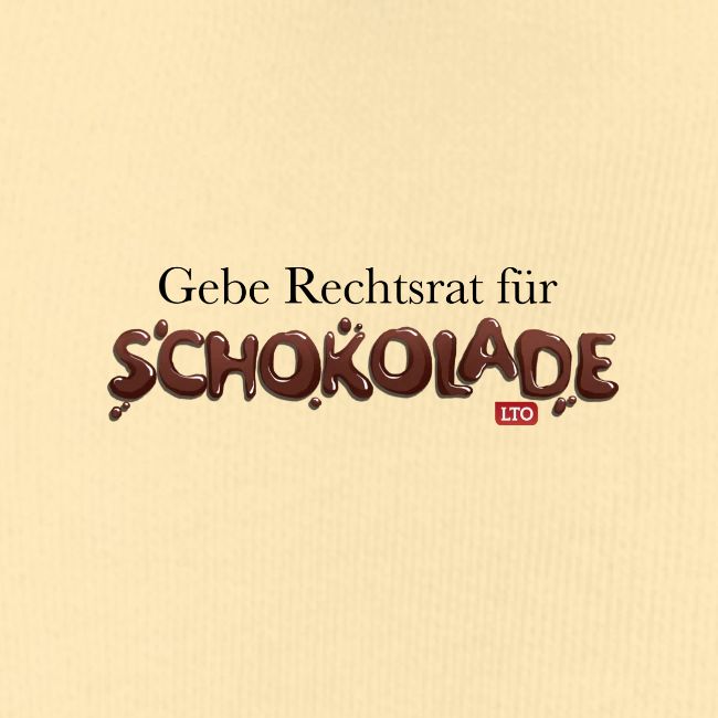 Gebe Rechtsrat für Schokolade