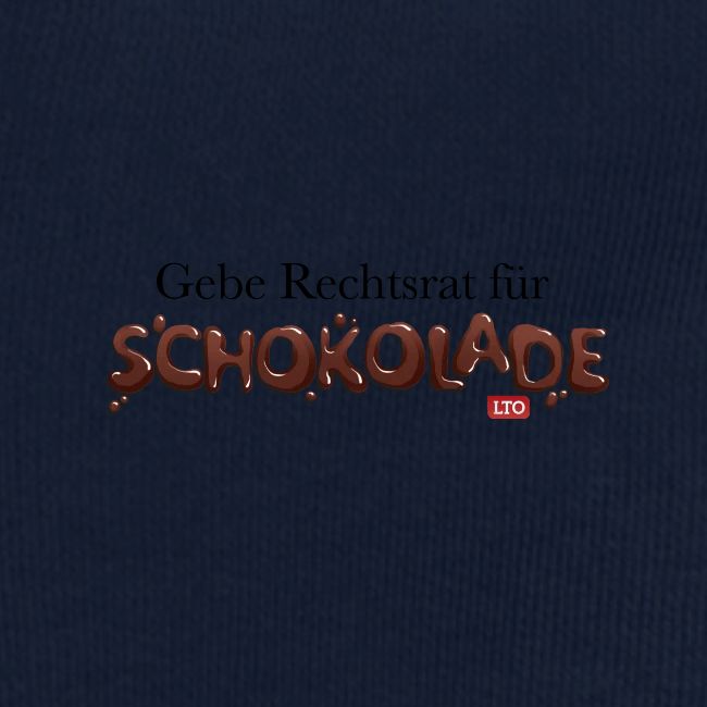 Gebe Rechtsrat für Schokolade