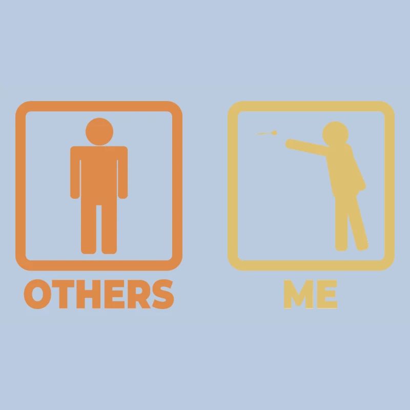 Darter stick figures