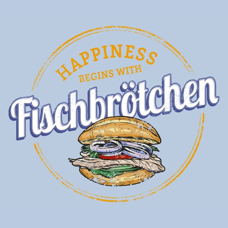 Fischbrötchen mit Matjes oder Bismarckhering