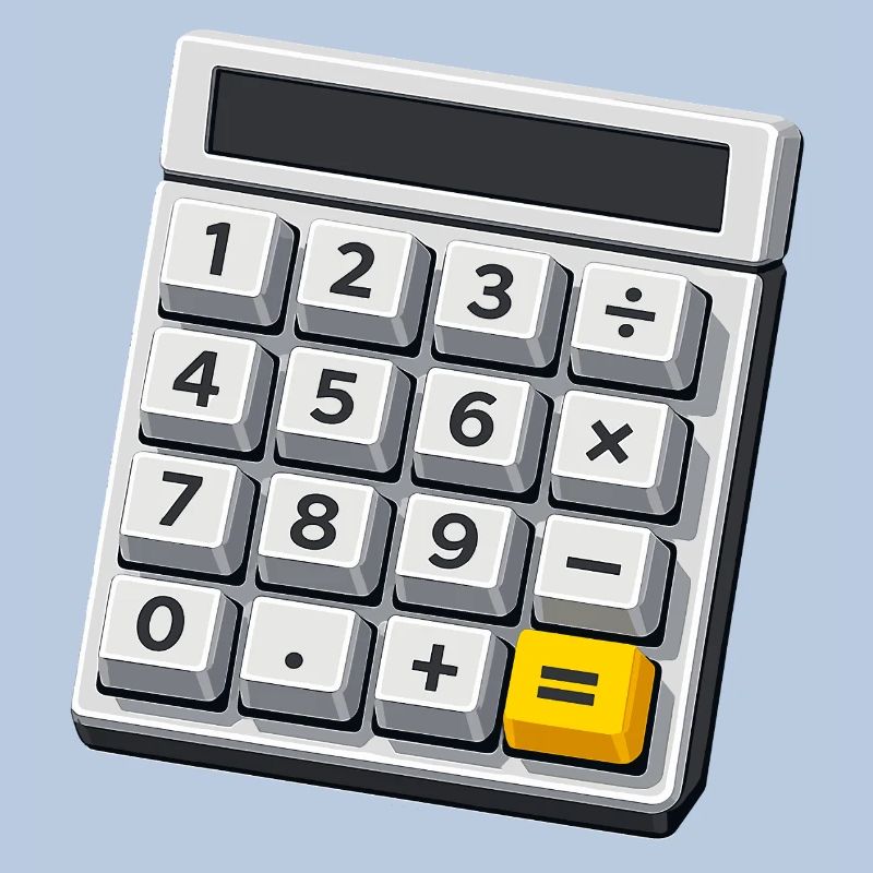 Calculatrice de costumes de carnaval Professeur de maths