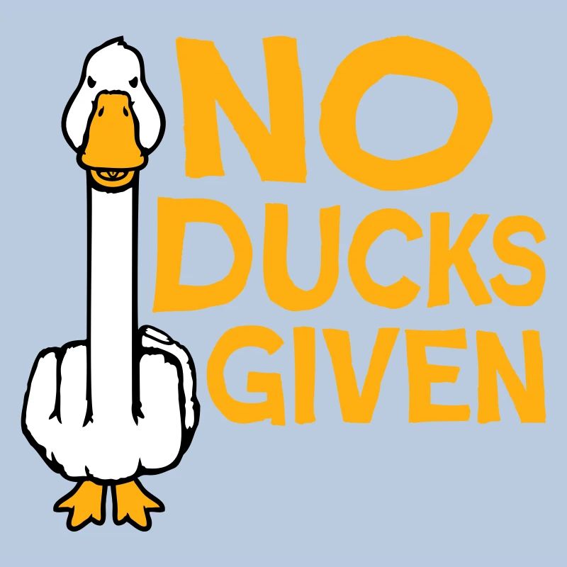 Gans No Ducks Given Mittelfinger Freche Ente Cool