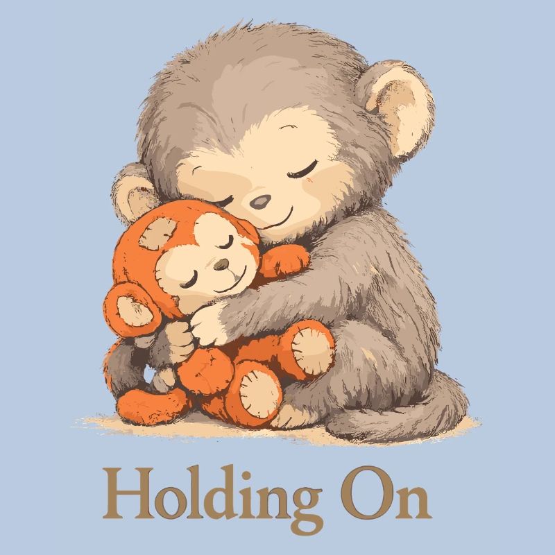 Anxious Monkey Plush Toy Solace