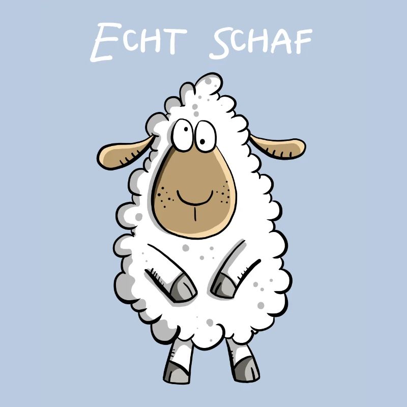 Echt Schaf I Cooles Schäfchen Comic Geschenk Fun