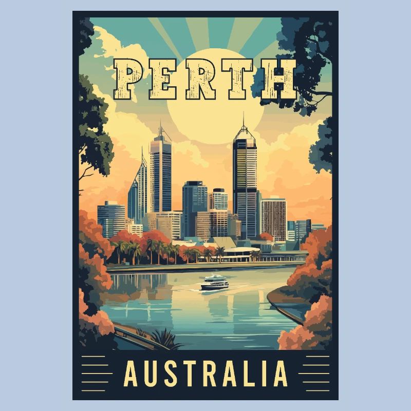 Explore City by the Swan River Perth in Australia