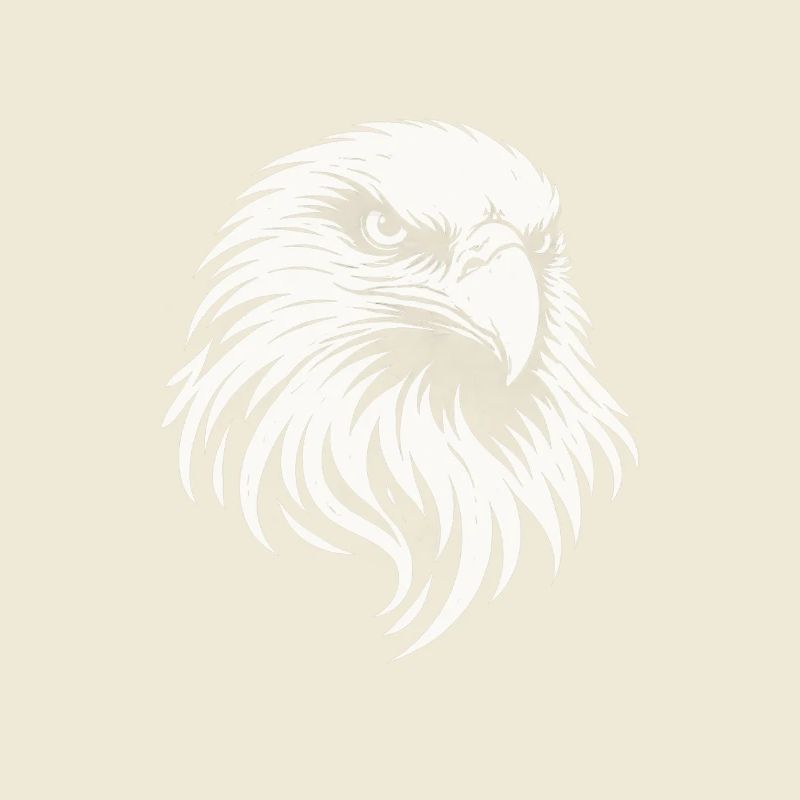 Eagle Head – Conception minimale d’art lineal