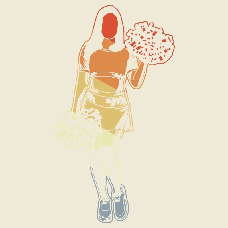 Cheerleader Mädchen
