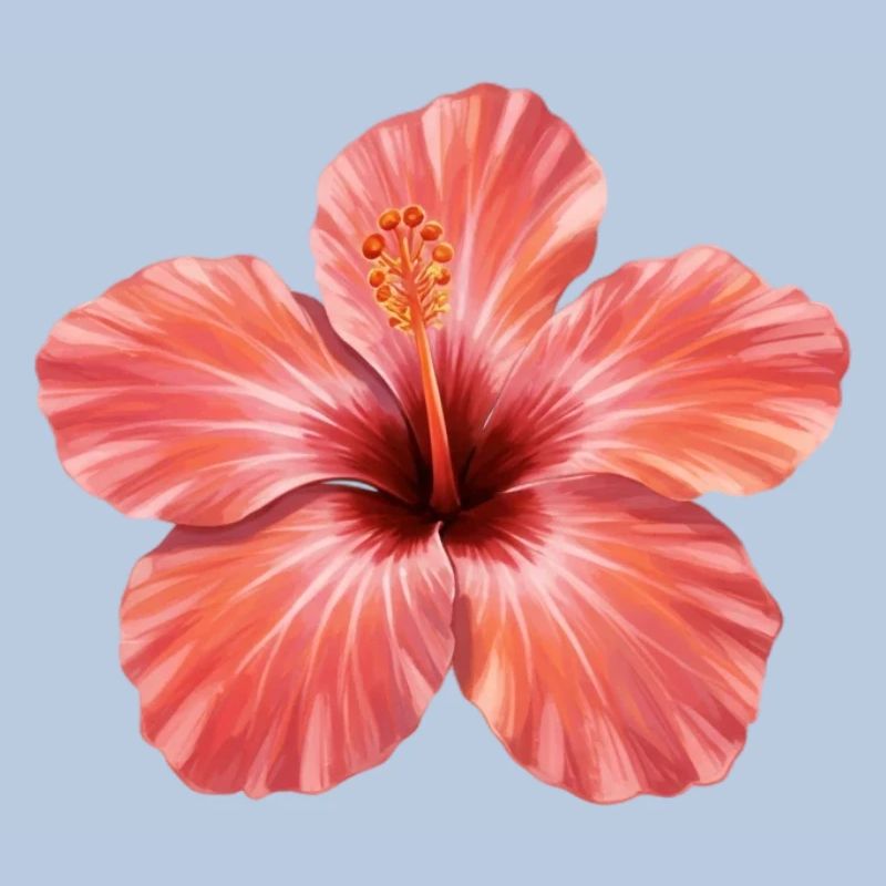 Éclaboussure de floraison d’hibiscus rose