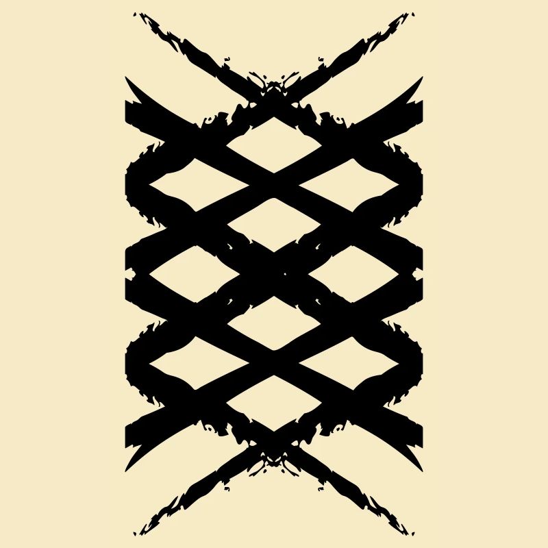 Diamonds Art Cross Pattern | Graphique vectoriel