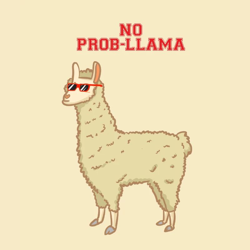 Kein Problem - no prob-llama - Lama