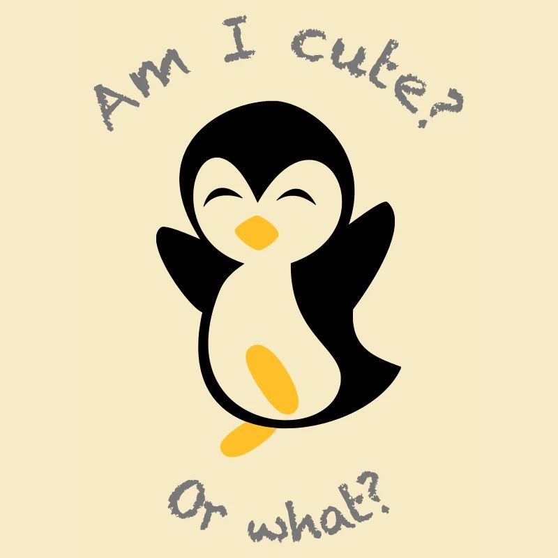 Pingouin mignon | Couleurs de conception librement sélectionnables.