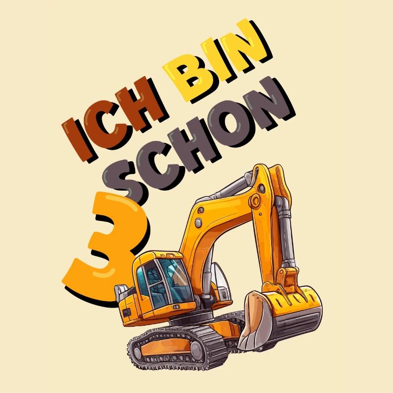 Kinder Bagger Motiv