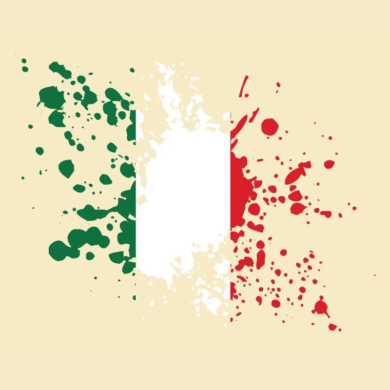 Conception de la tache du drapeau de l’Italie