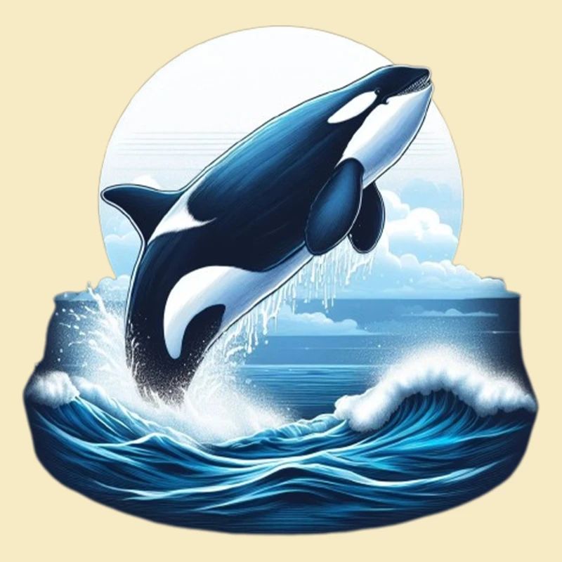 Blauer Orca