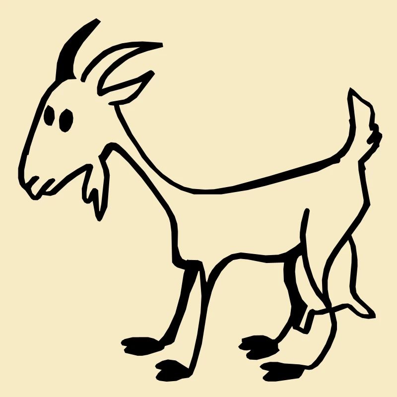 Ziegen Kitz