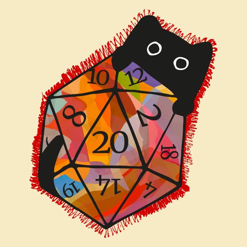 Un chat mignon se cache derrière 20 cubes