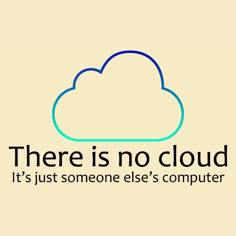Pas de programmation dans le cloud T-shirt drôle