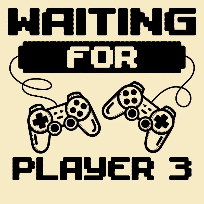 Gamer Zocker Schwanger Controller Statement