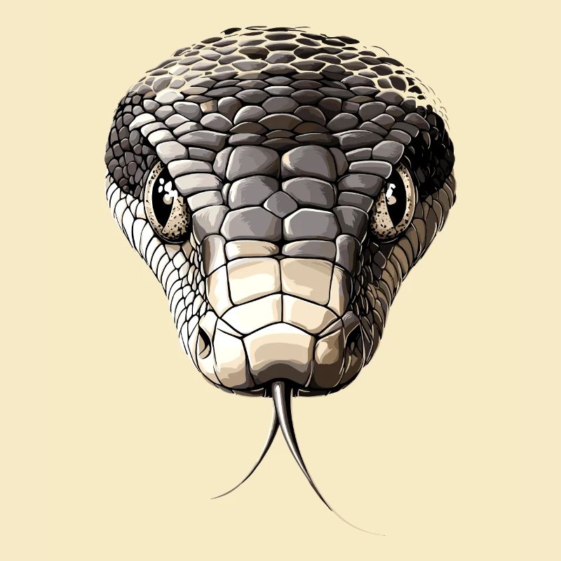 Serpent Python Cobra Mamba Serpent à sonnettes Serpent