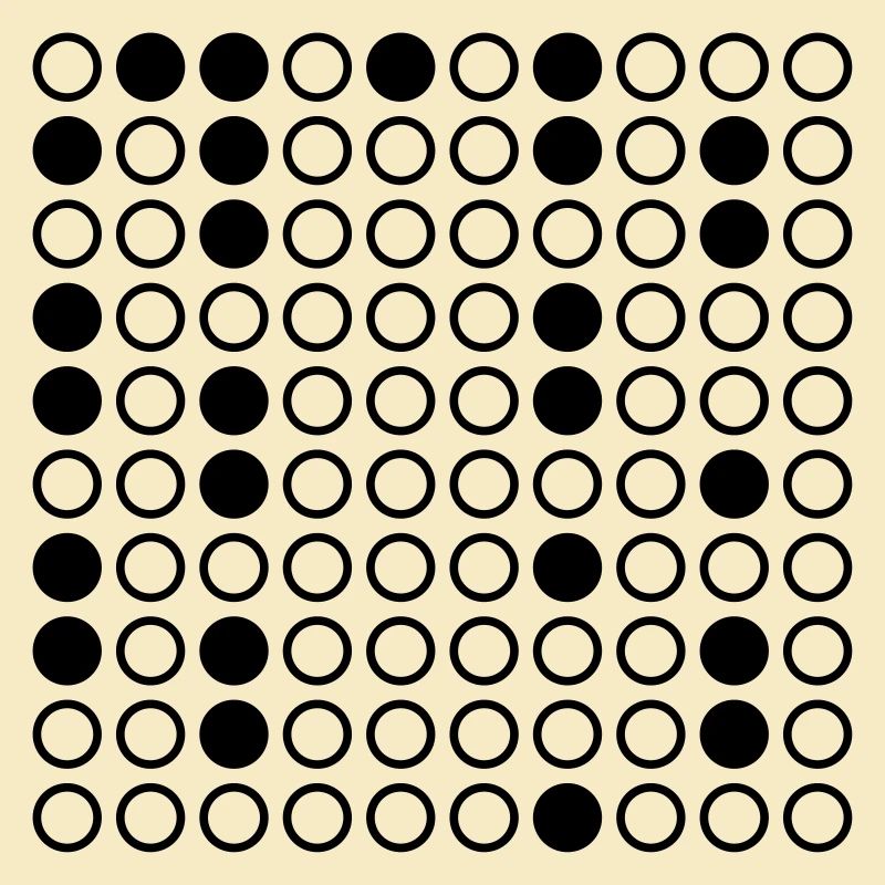 Nerdy Design "Primzahlen" bis 100