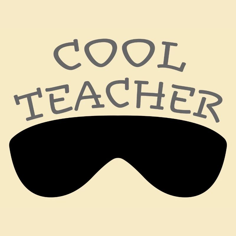 Cool teacher glasses tshirt design