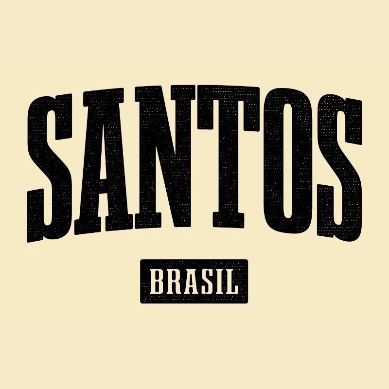 Santos Brasil Bold Lettering