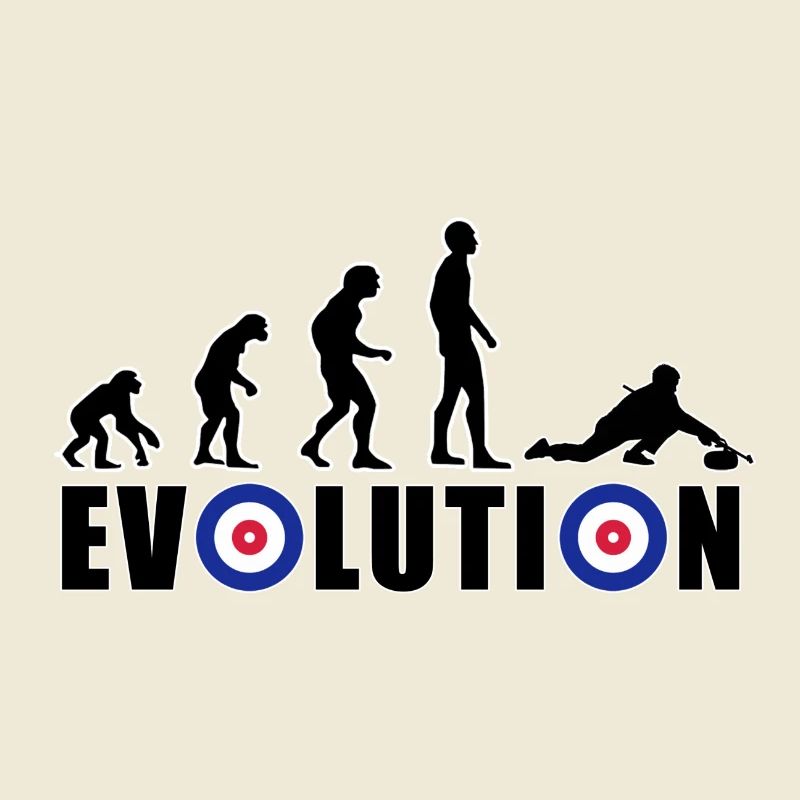 EVOLUTION CURLING Eisstockschießen Geschenk Winter