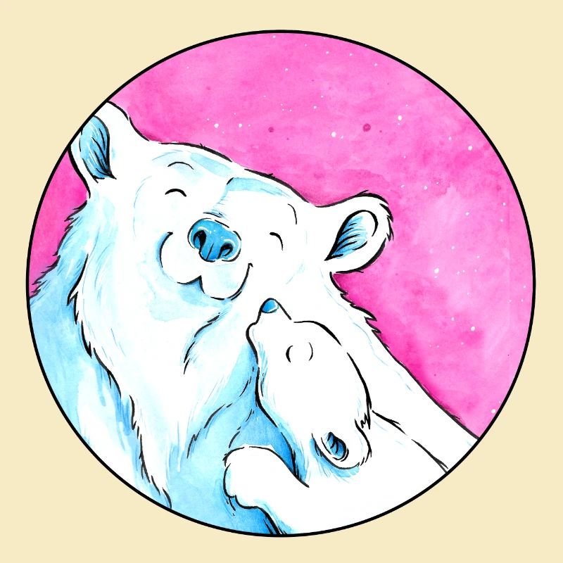 Eisbär Liebe