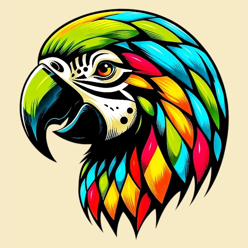 Harlequin parrot