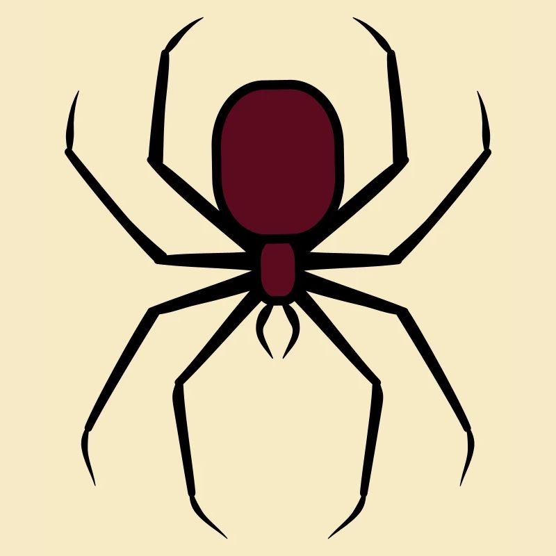 Gruselige Halloween Unheimliche Goth-Spinne 3