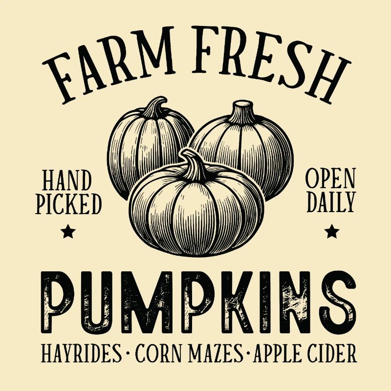 Autumn Pumpkins with Rustic Style