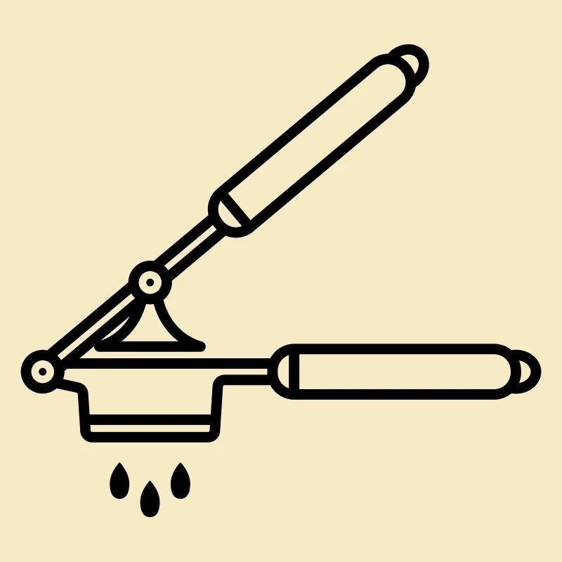 Knoblauch Presse oder Spätzle Presse