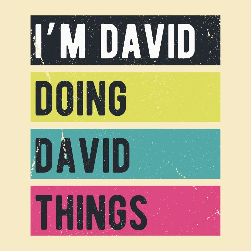 I’m David Doing David Things Retro Colors