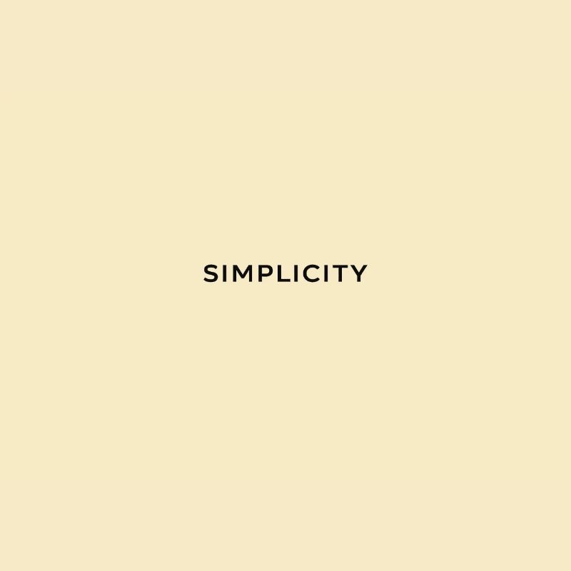 Minimal Simplicity Typeface