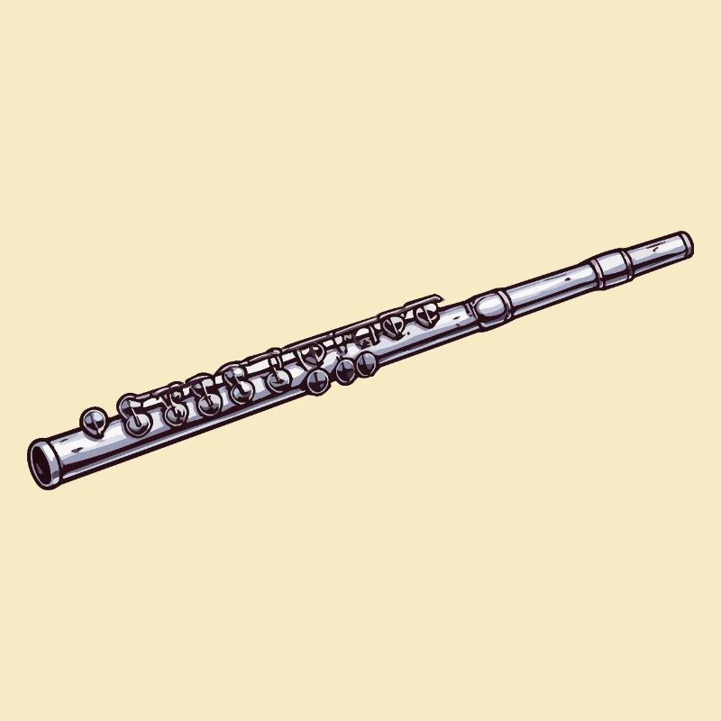Line Flute Illustration