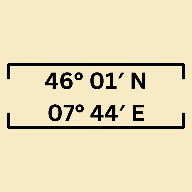 Coordinates Zermatt Minimalist