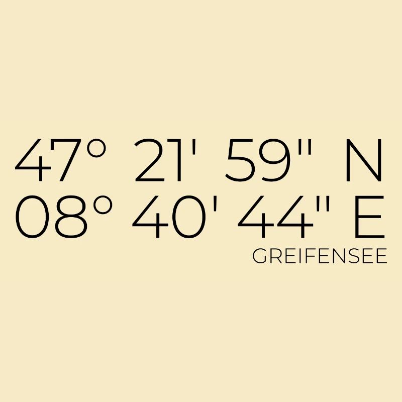 Coordonnées Greifensee, Suisse