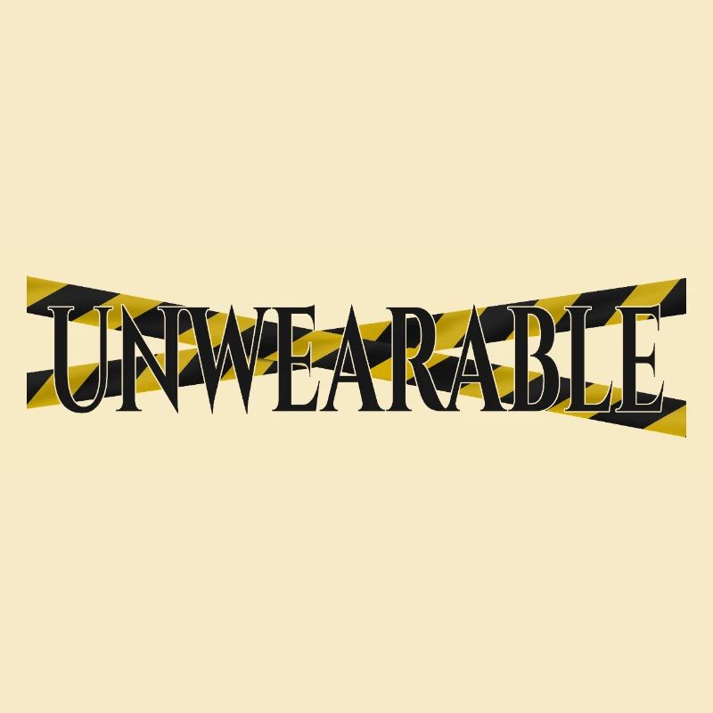 Unwearable – Statement Design with Warning Tape