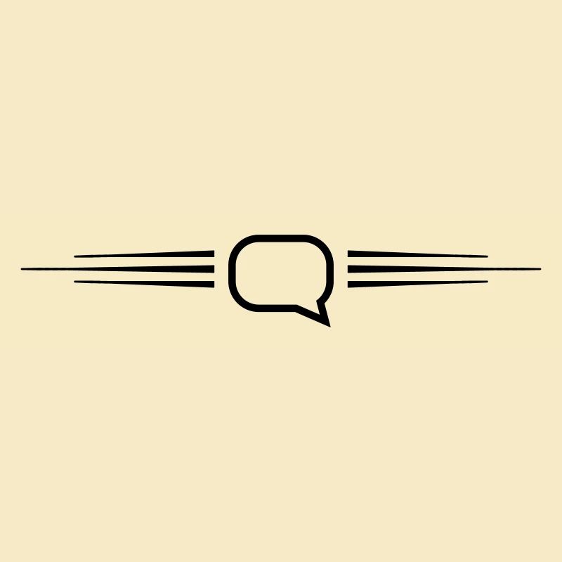 Ligne de bulle de dialogue