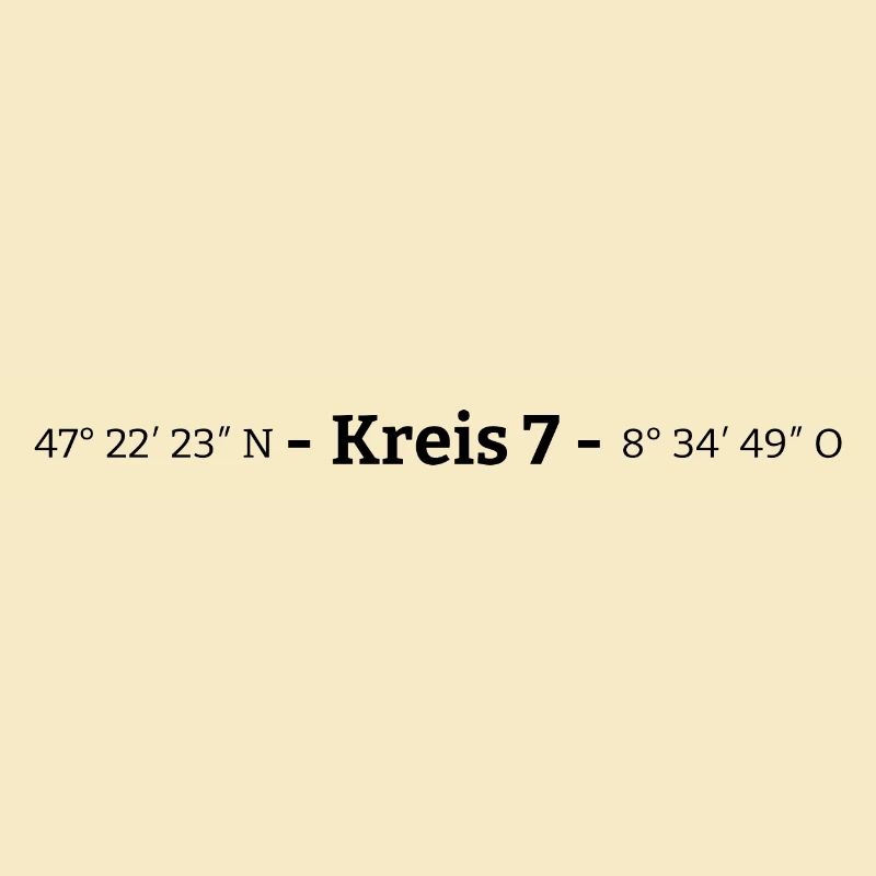 Coordinates District 7 Zurich