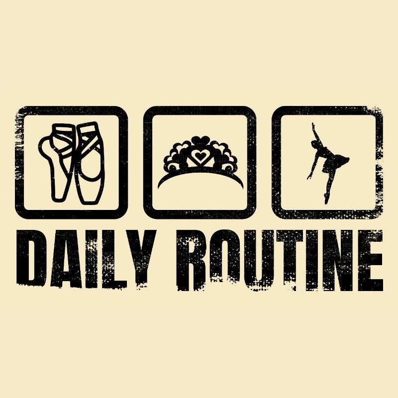 Routine quotidienne du danseur de ballet