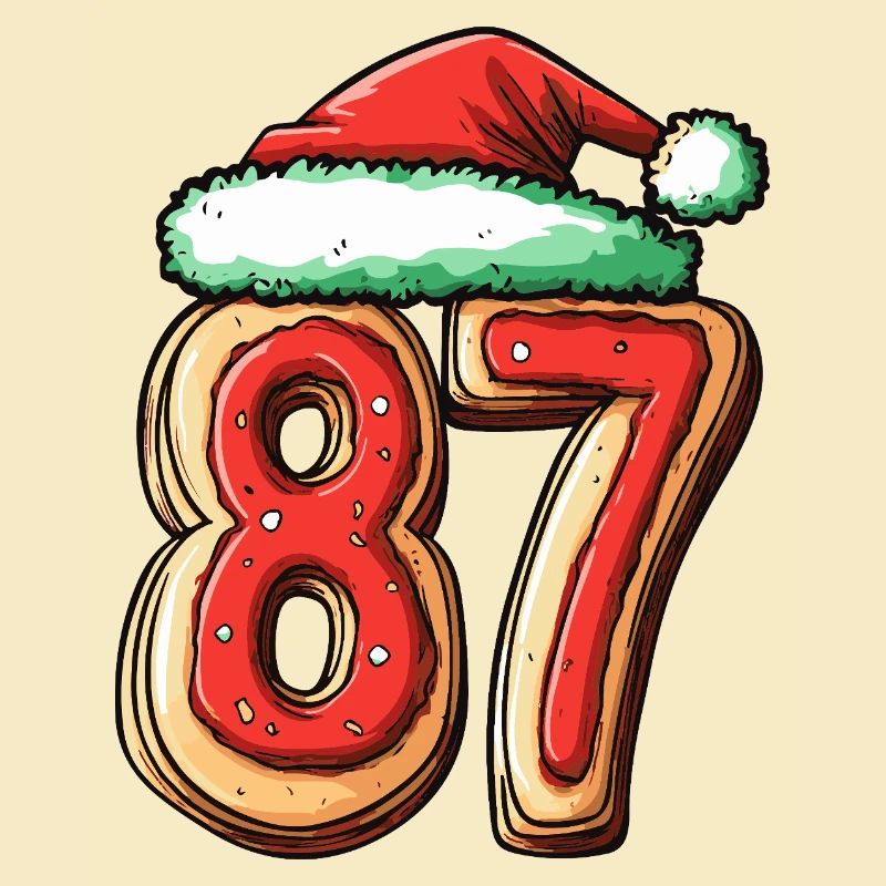 Biscuit de Noël à 87 chiffres