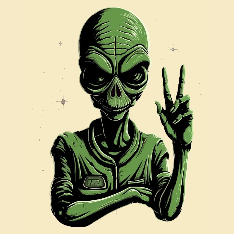 Signe de paix extraterrestre