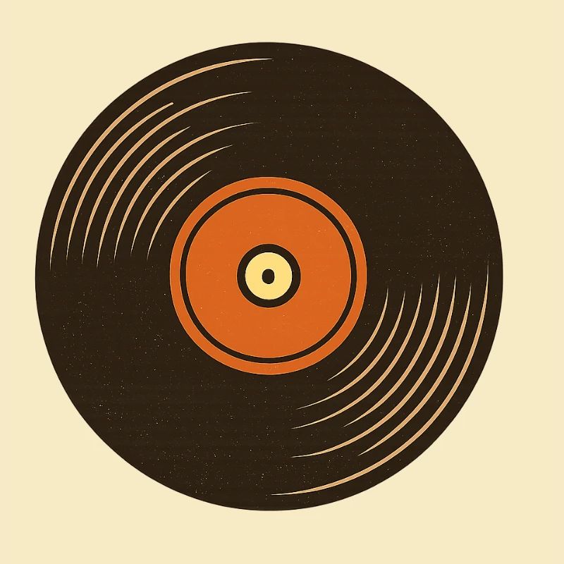 Conception rétro de la platine vinyle