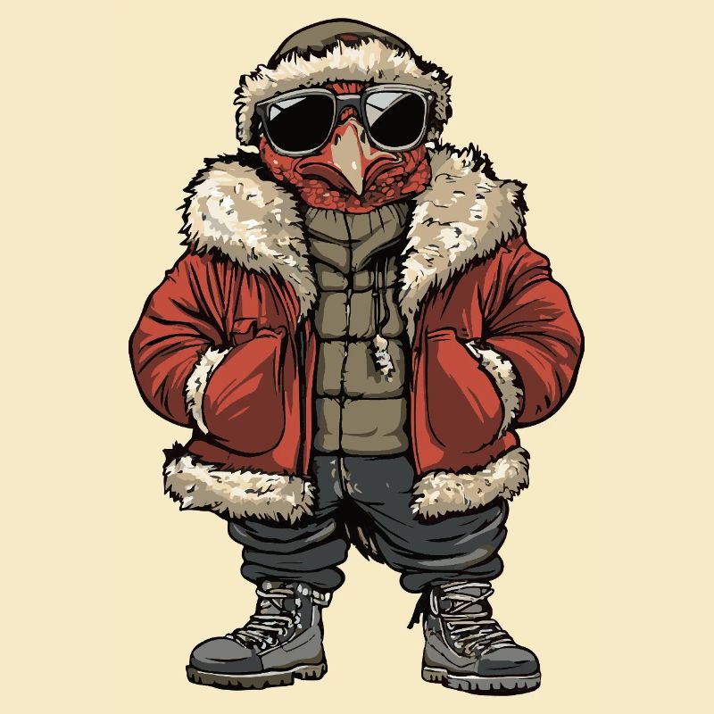 Truthahn Cool Winter