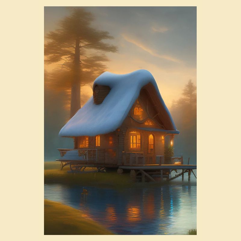 Charming lakeside cabin