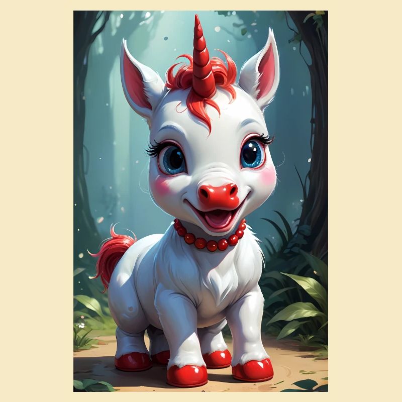 Licorne mignonne
