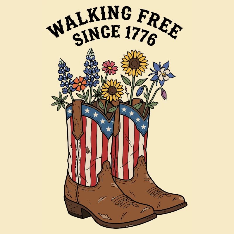 Walking Free Since 1776 Stiefel
